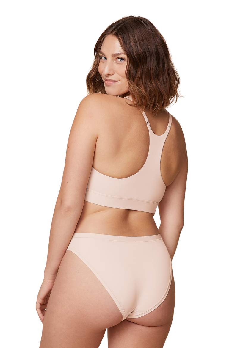 Bliss Racerback Bralette, Alternate, color, Rose