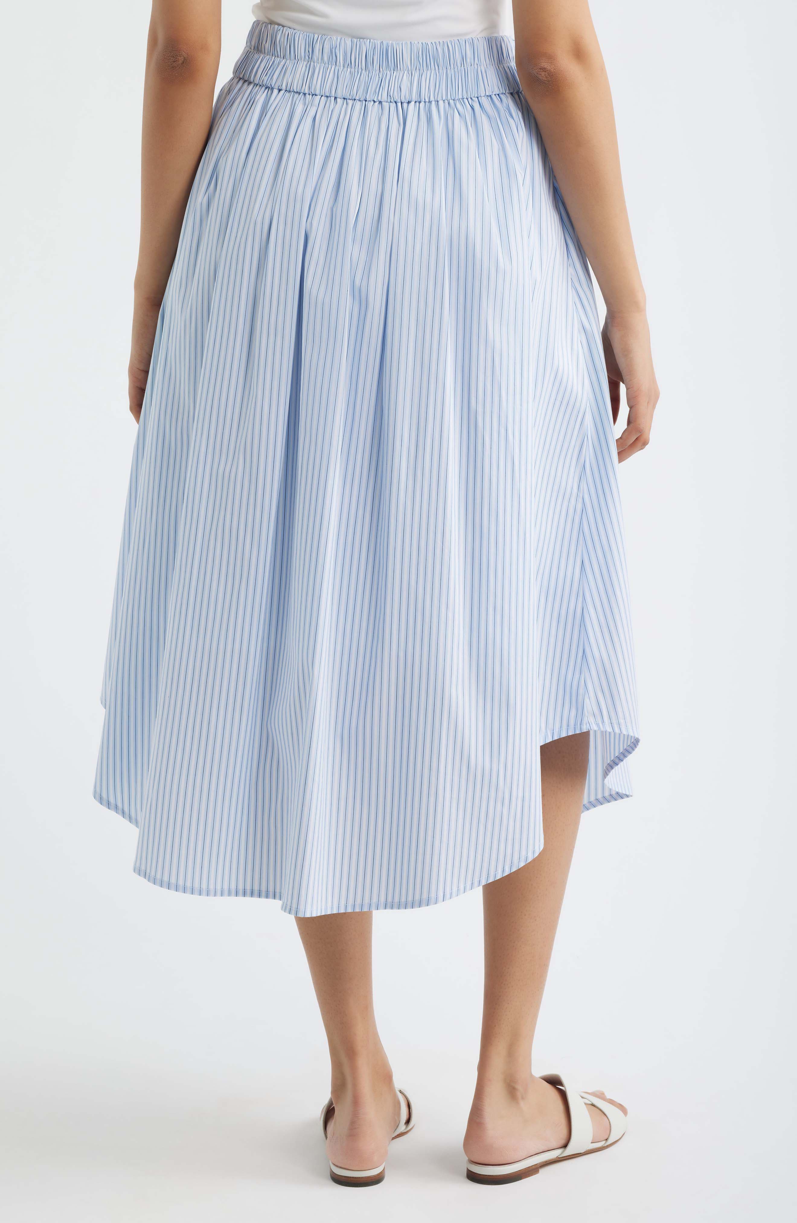 Chania Cotton Blend Midi Skirt - image 2