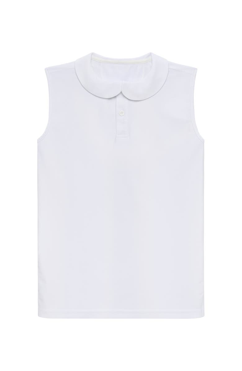 Courtside Kids Girly Girls Tank Top, Main, color, White