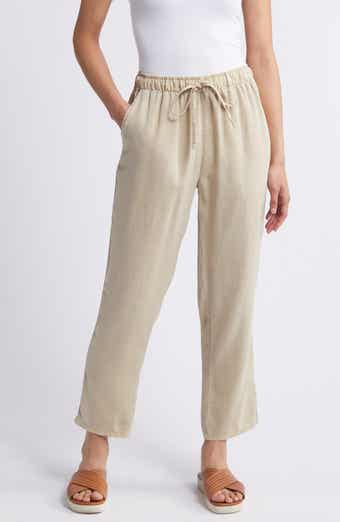 Caslon Tulip Hem Linen Pants Nordstrom