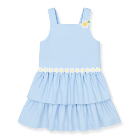 Pique Dress with Daisies (Toddler, Little Kid, Big Kid)