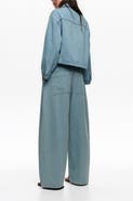 Bimba y Lola Fluid Straight-leg Denim With Pleats