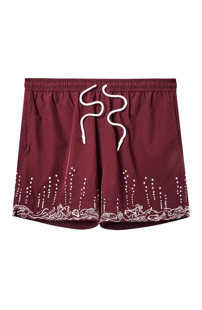 Tombolo 'Fruits De Mer' Swim Trunks, Main, color, 