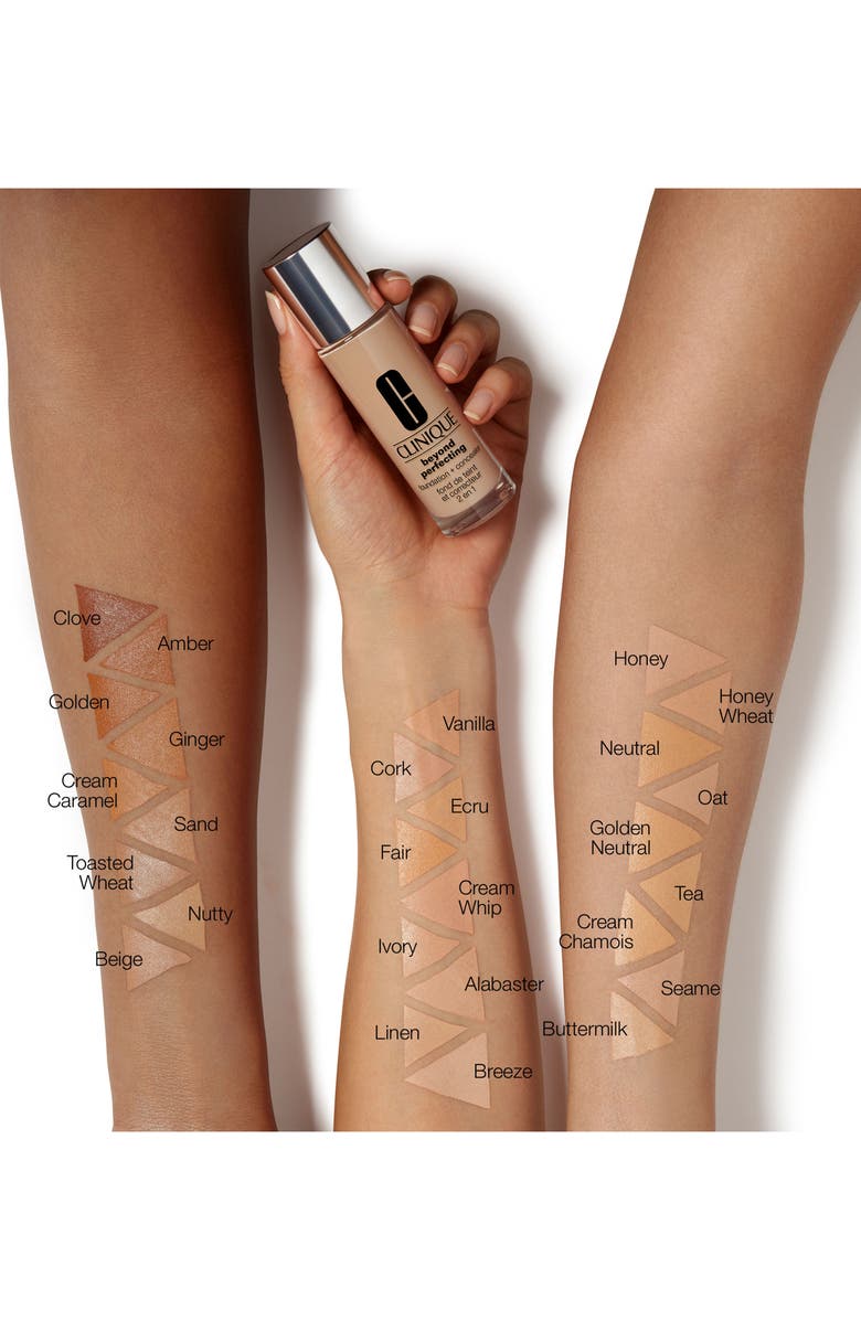 Clinique Beyond Perfecting<sup>™</sup> Foundation + Concealer, Alternate, color, Wn 122 Clove