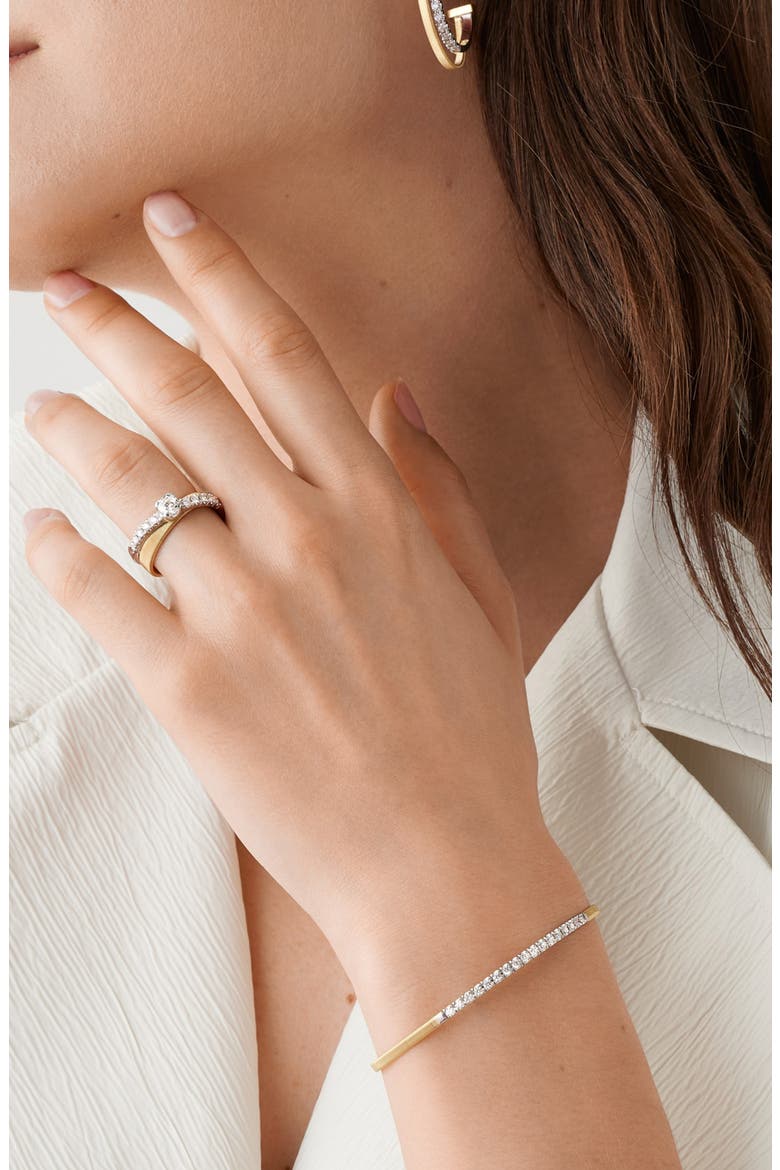 Masai 18K Gold Diamond Bracelet, Alternate, color, 18K YELLOW GOLD