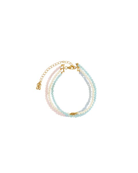 Waterproof Layered Beaded Bracelet