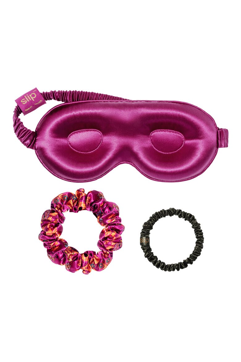 Violet Moon Sleepover Mask & Scrunchies Set USD $74 Value, Main, color, VIOLET MOON