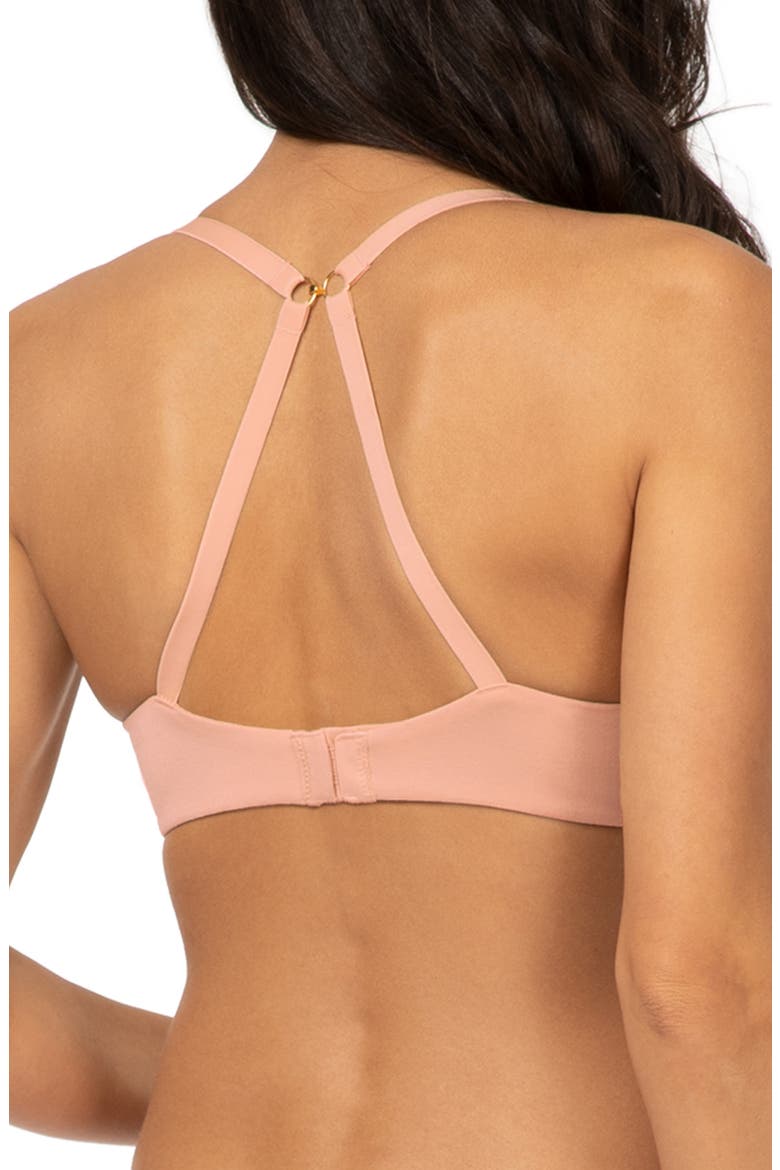The All-Day Plunge No-Wire Bra, Alternate, color, SHELL PINK