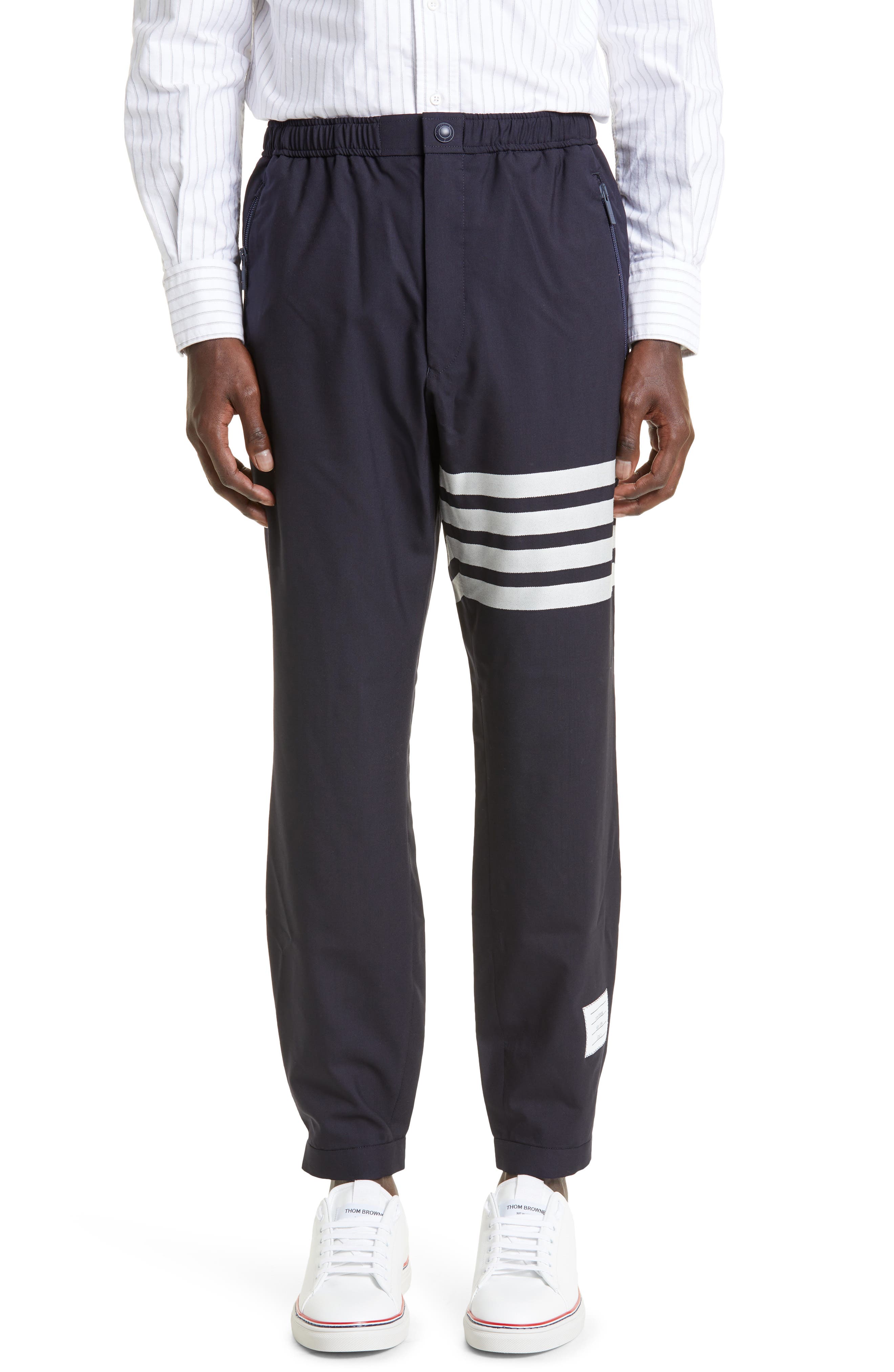 4-Bar Wool Track Pants - image 3