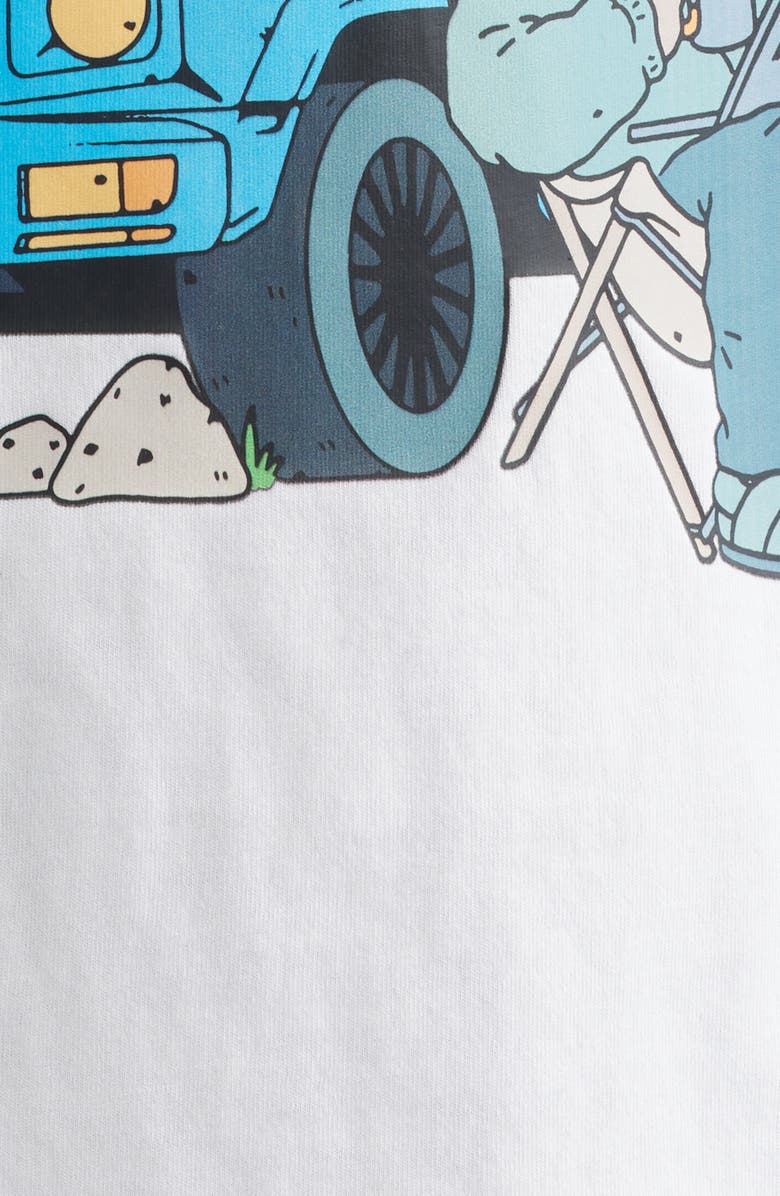 MARKET Car Camp Graphic T-Shirt, Alternate, color, White