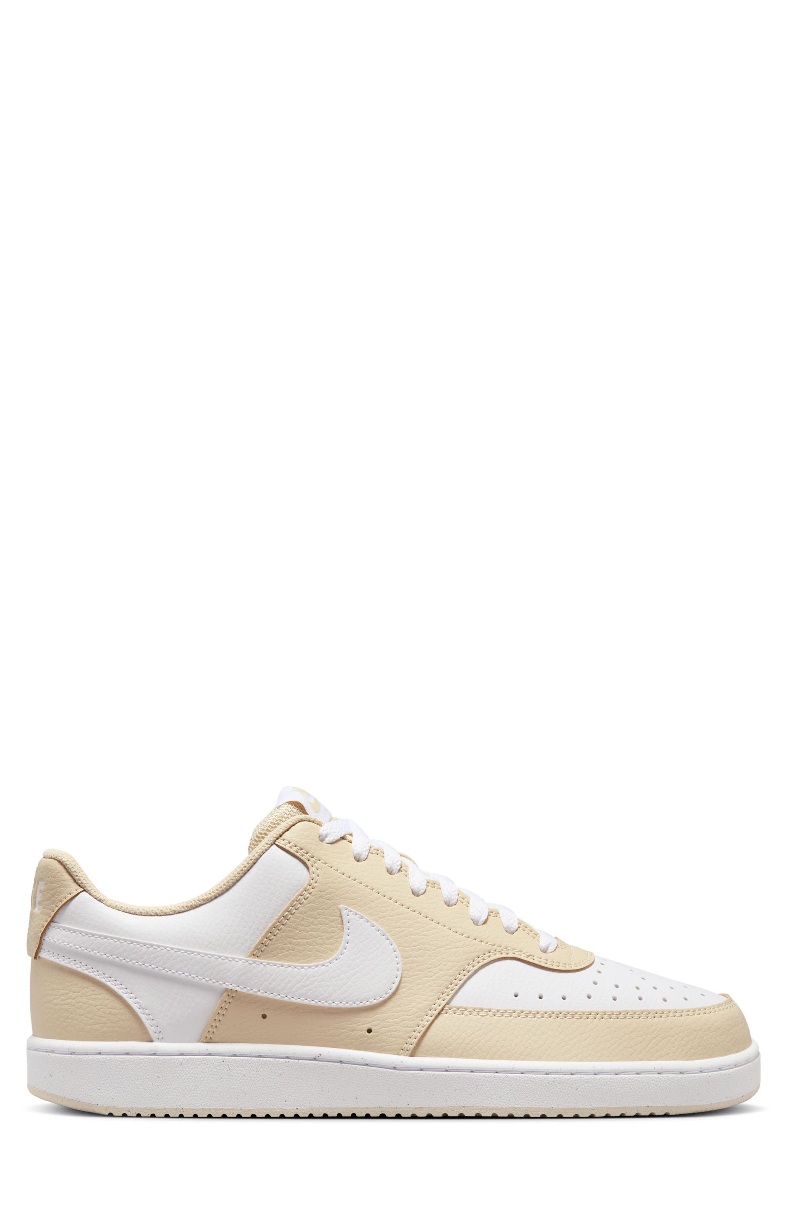 Nike Court Vision Low Sneaker, Alternate, color, 200 Lt Khaki/White