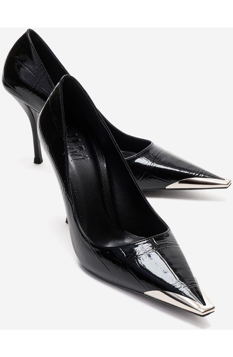 Prologue Shoes Alvena Stiletto Pump, Main, color, Black Print