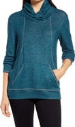 Loveappella Cross Neck Seamed Pullover