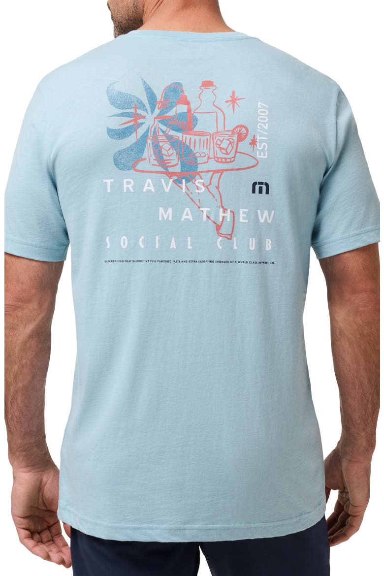 Social Call Graphic T-Shirt, Alternate, color, FORGET ME NOT