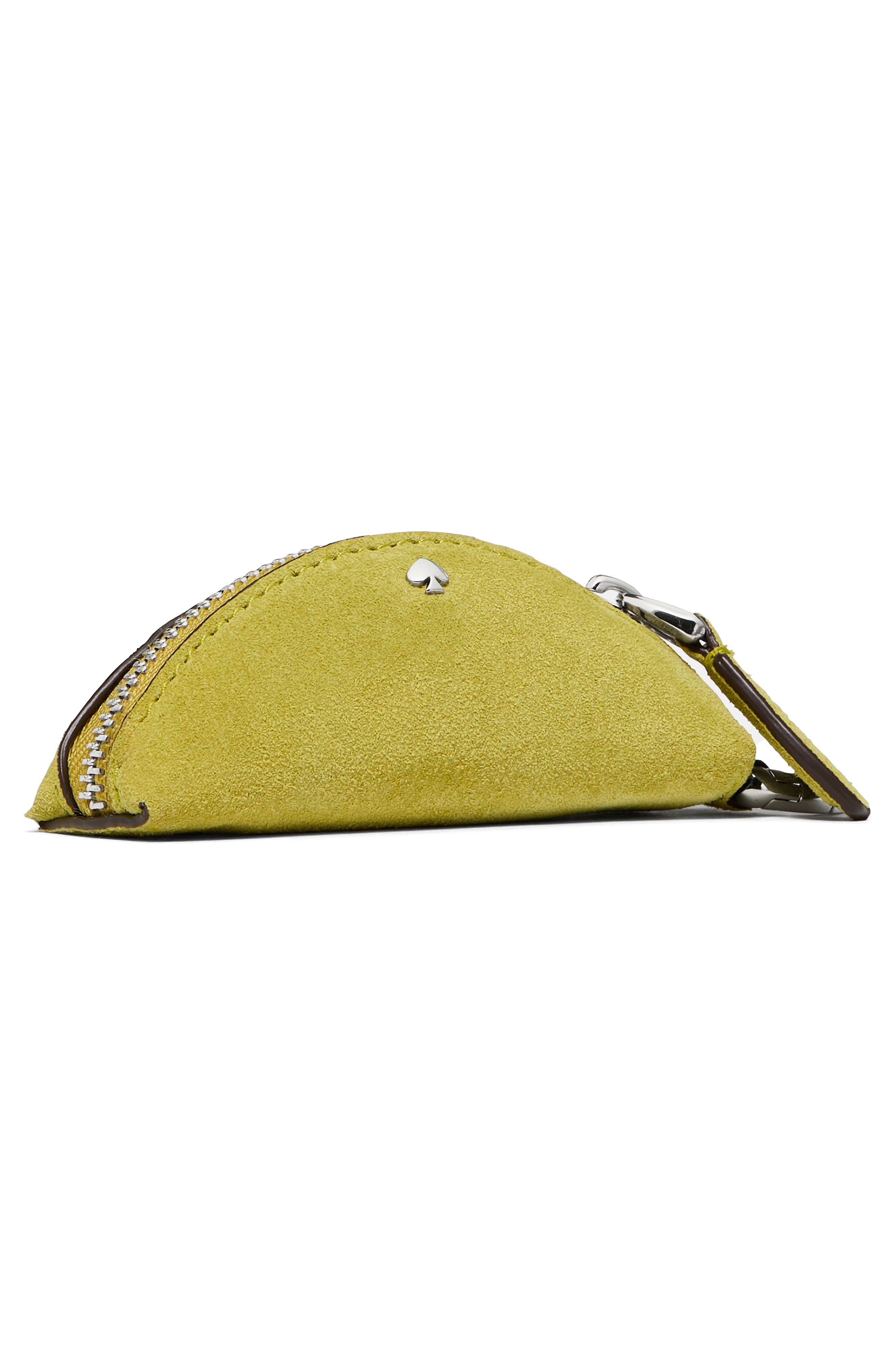 mini duo suede crossbody bag, Alternate, color, LAUREL LEAF