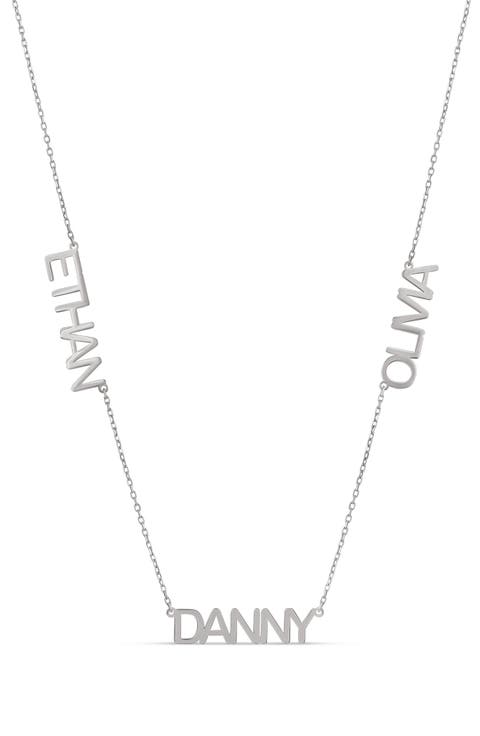 Multi Name Charm Necklace