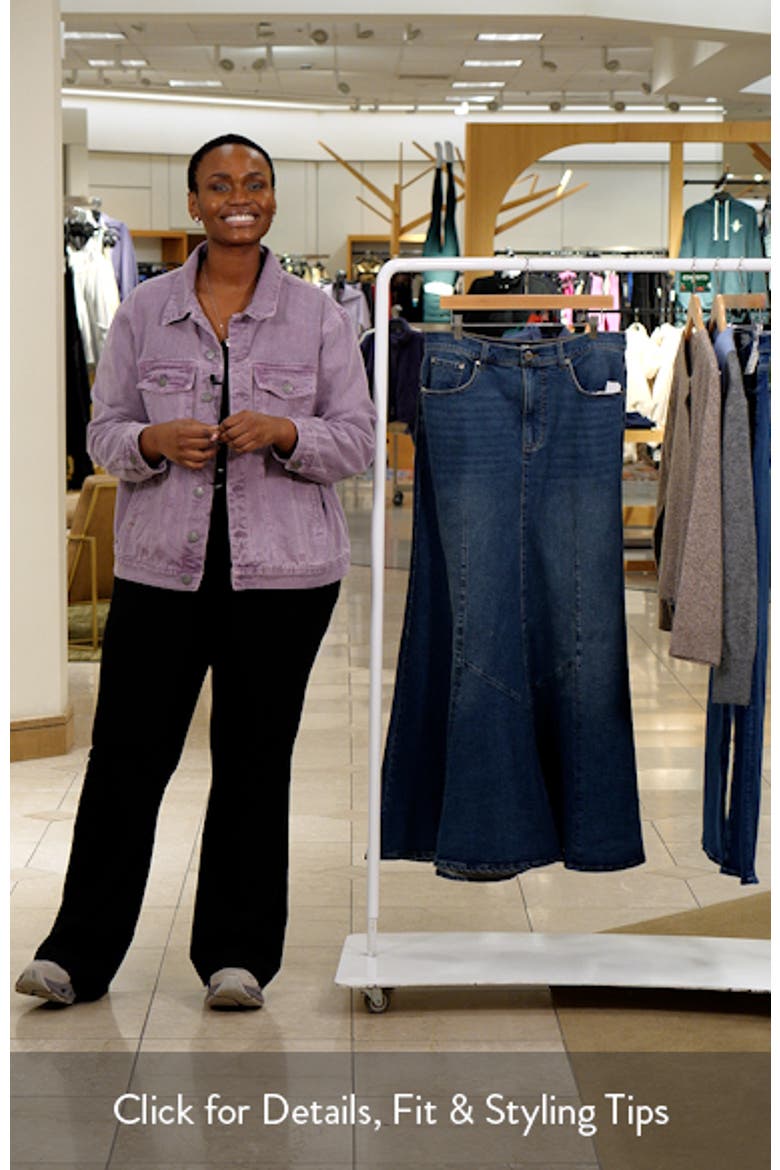 Luella Denim Maxi Skirt video