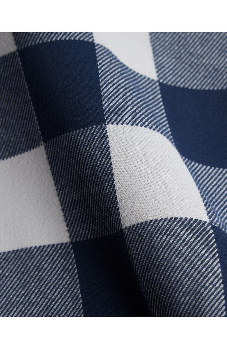 Rhone Hardy Check Flannel Button-Up Shirt, Alternate, color, Sleet Gray Buffalo Check