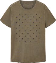 John Varvatos Fleur de Lis Embroidered T-Shirt