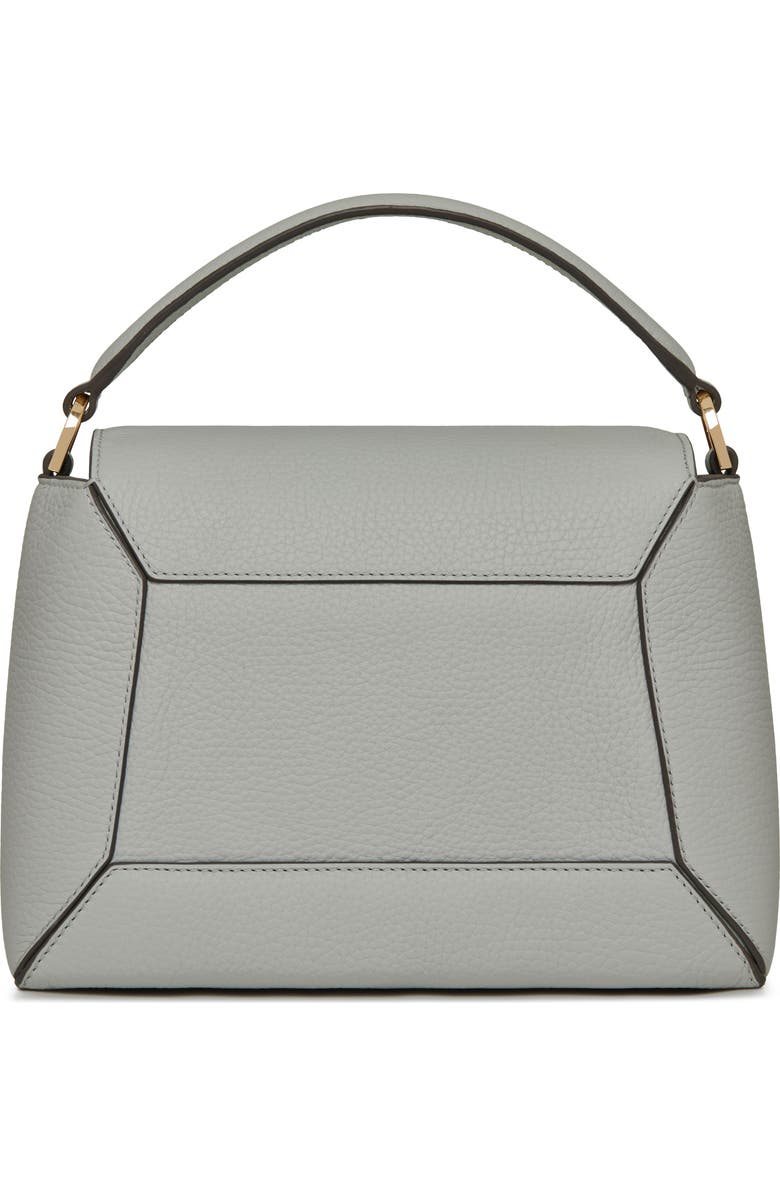Strathberry Mosaic Leather Top Handle Bag, Alternate, color, Marble Grey