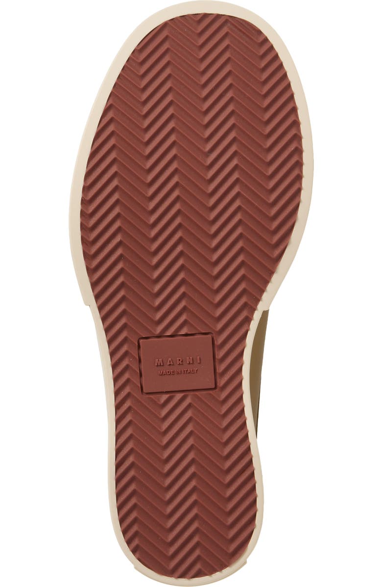 Marni Pablo Leather Mule Sneaker, Alternate, color, Cream