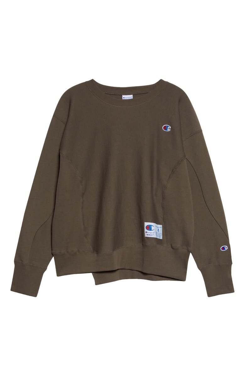 Undercover x Champion Cotton Fleece Sweatshirt, Main, color, Khaki Gray