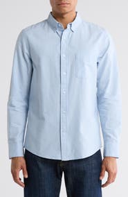 14th & Union Solid Cotton Button-Down Shirt
