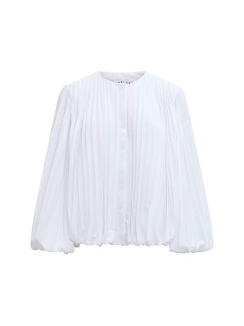 GIULIA Pleated poet shirt