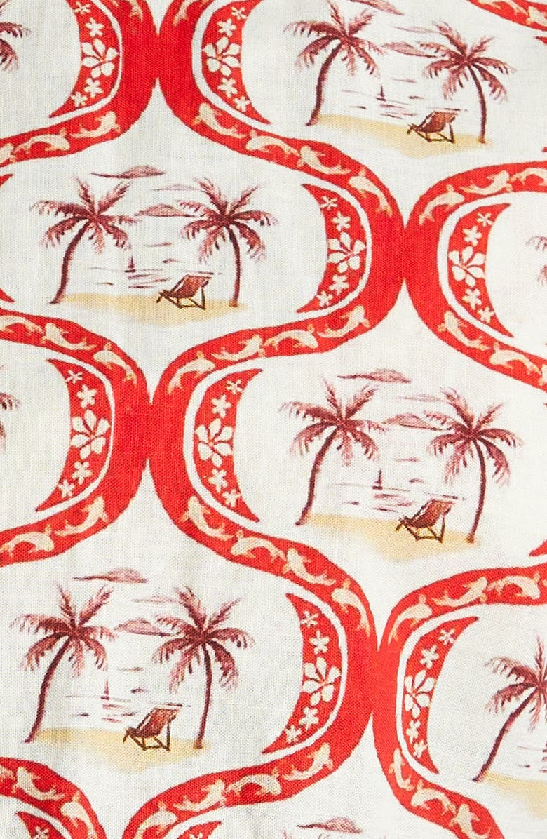 FARM Rio Summer Beach Cover-Up Crop Top, Alternate, color,