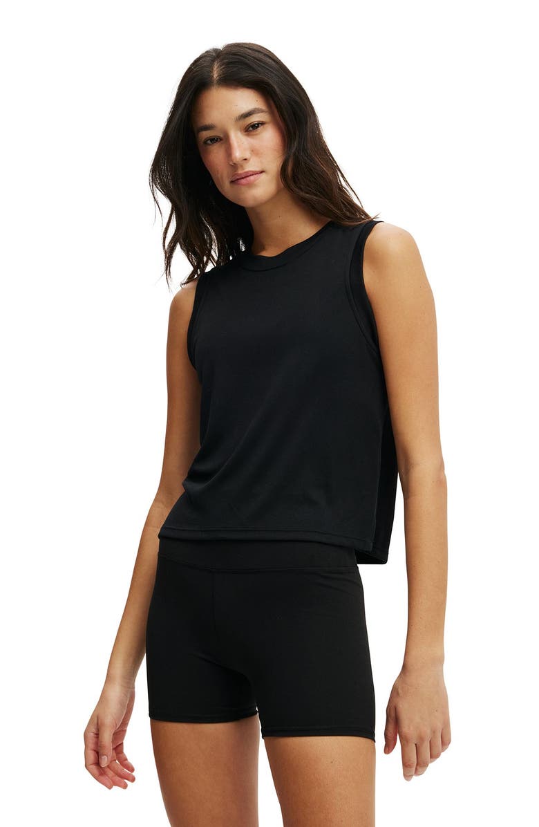 COTTON ON BODY Women's Active Rib Muscle Tank, Main, color, 