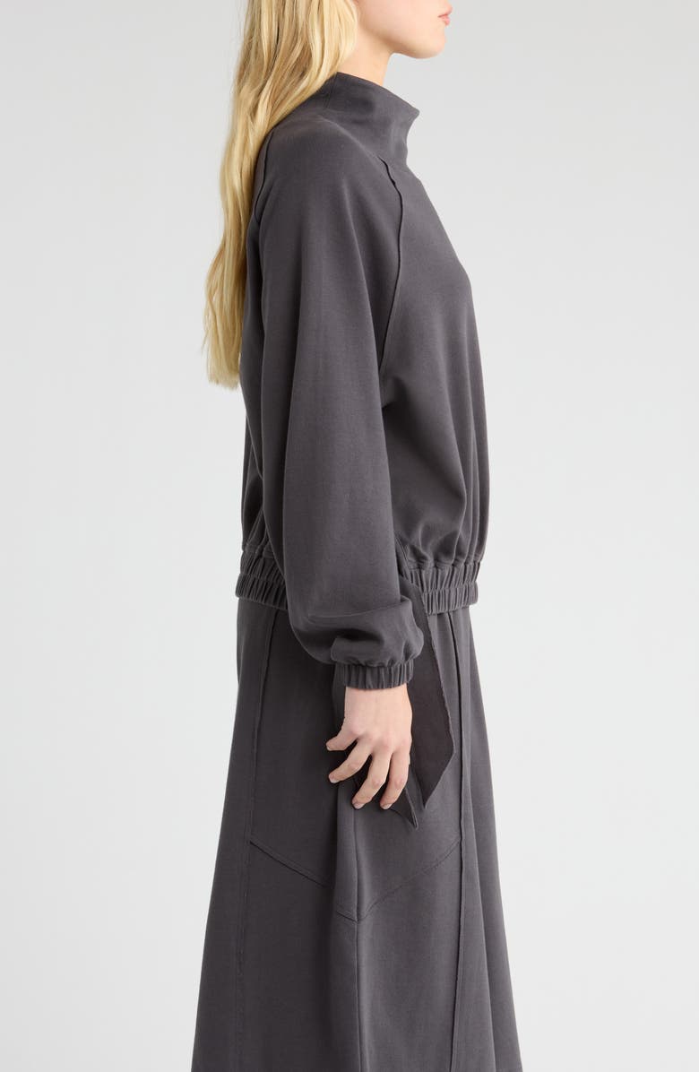 UGG<sup>®</sup> Seren Side Tie Funnel Neck Top, Alternate, color, Ink