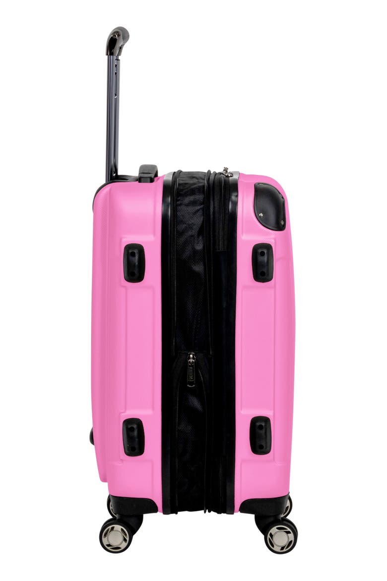 Renegade 20” Lightweight Hardside Expandable Carry-On Luggage, Alternate, color, WATERMELON