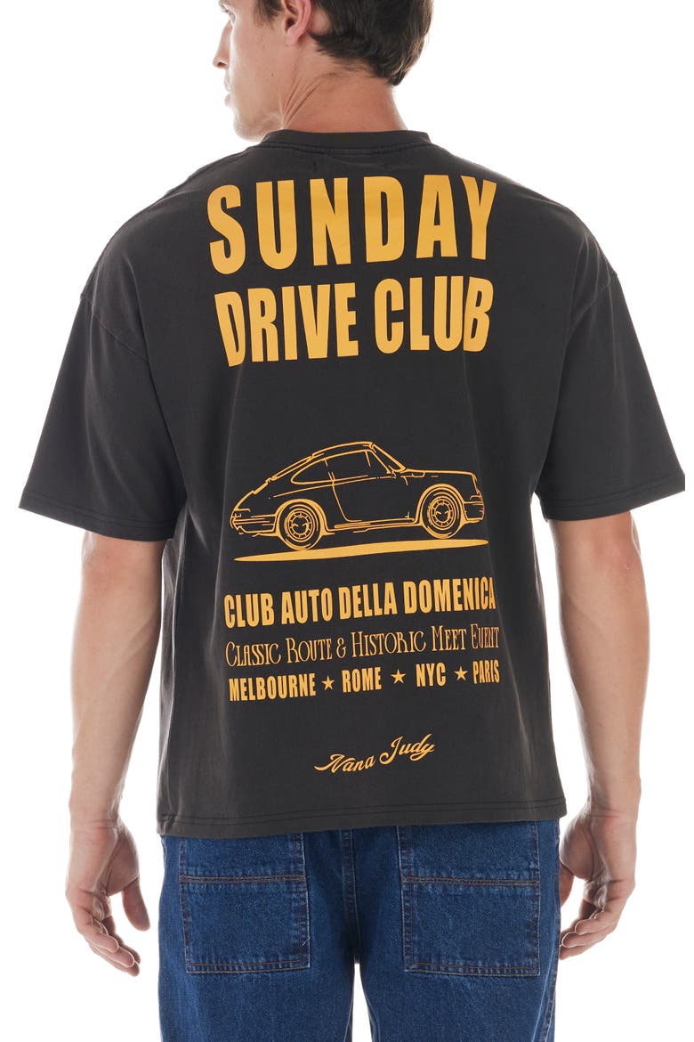 Drive Club T-Shirt, Main, color, enzyme black