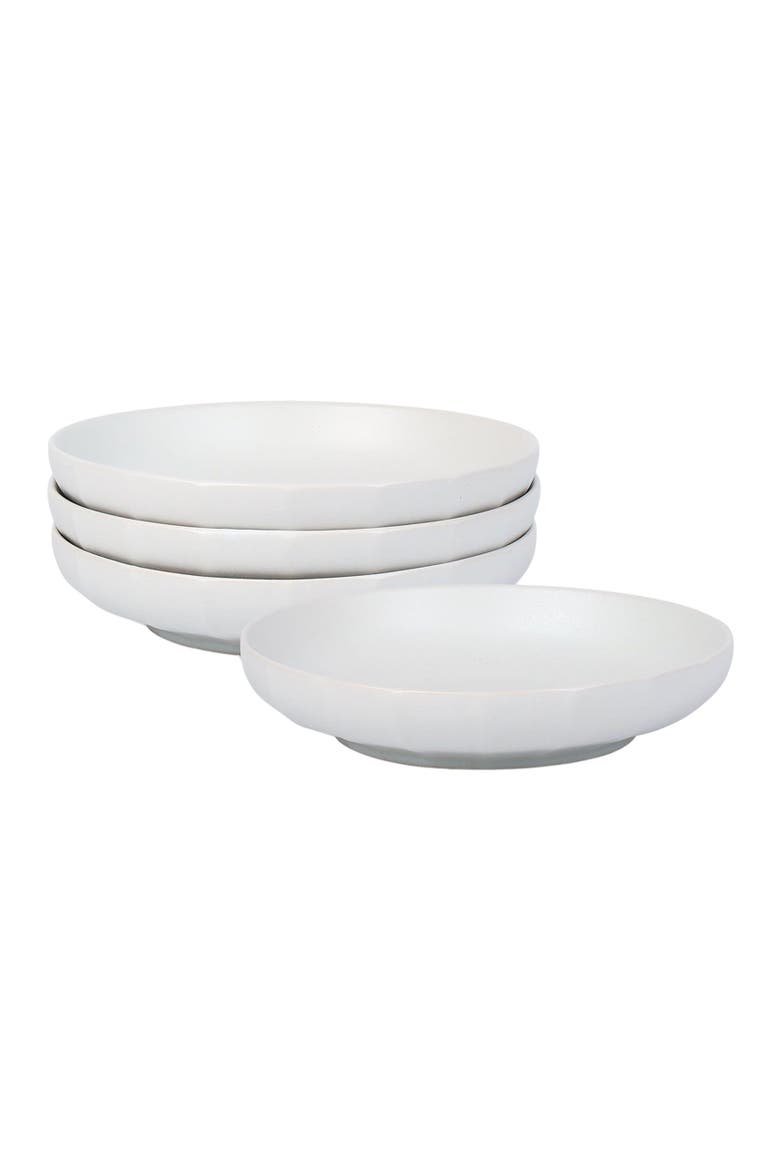 Rio Stoneware 4-Piece Pasta Bowl Set, Main, color, Beige