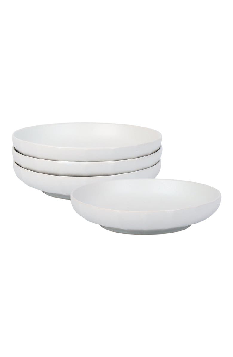 Stone Lain Rio Stoneware 4-Piece Pasta Bowl Set, Main, color, Beige