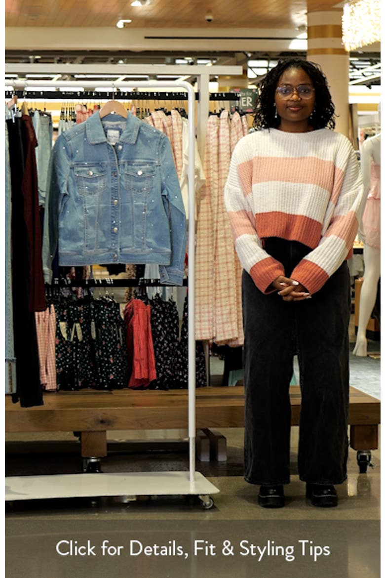 Tommy Bahama Sparkle Classic Denim Jacket (Women) | Nordstrom
