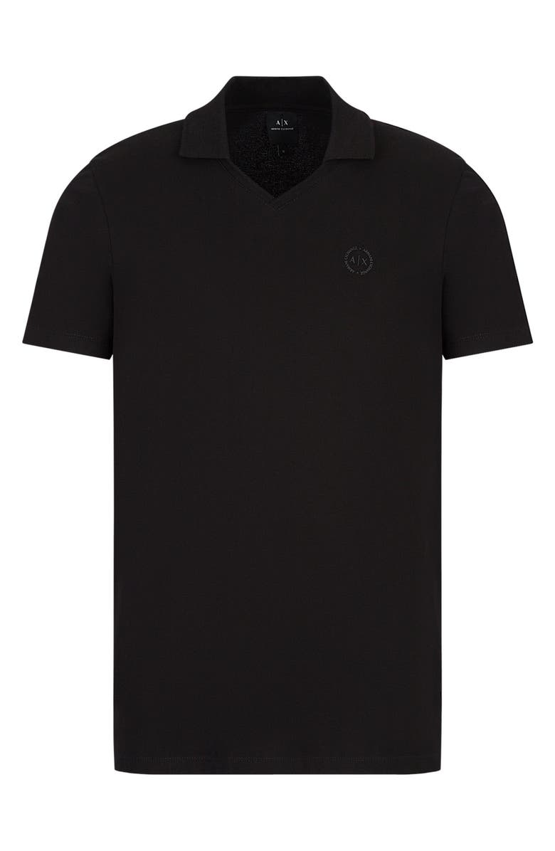Armani Exchange Embroidered Logo Johnny Collar Piqué Polo, Alternate, color, 