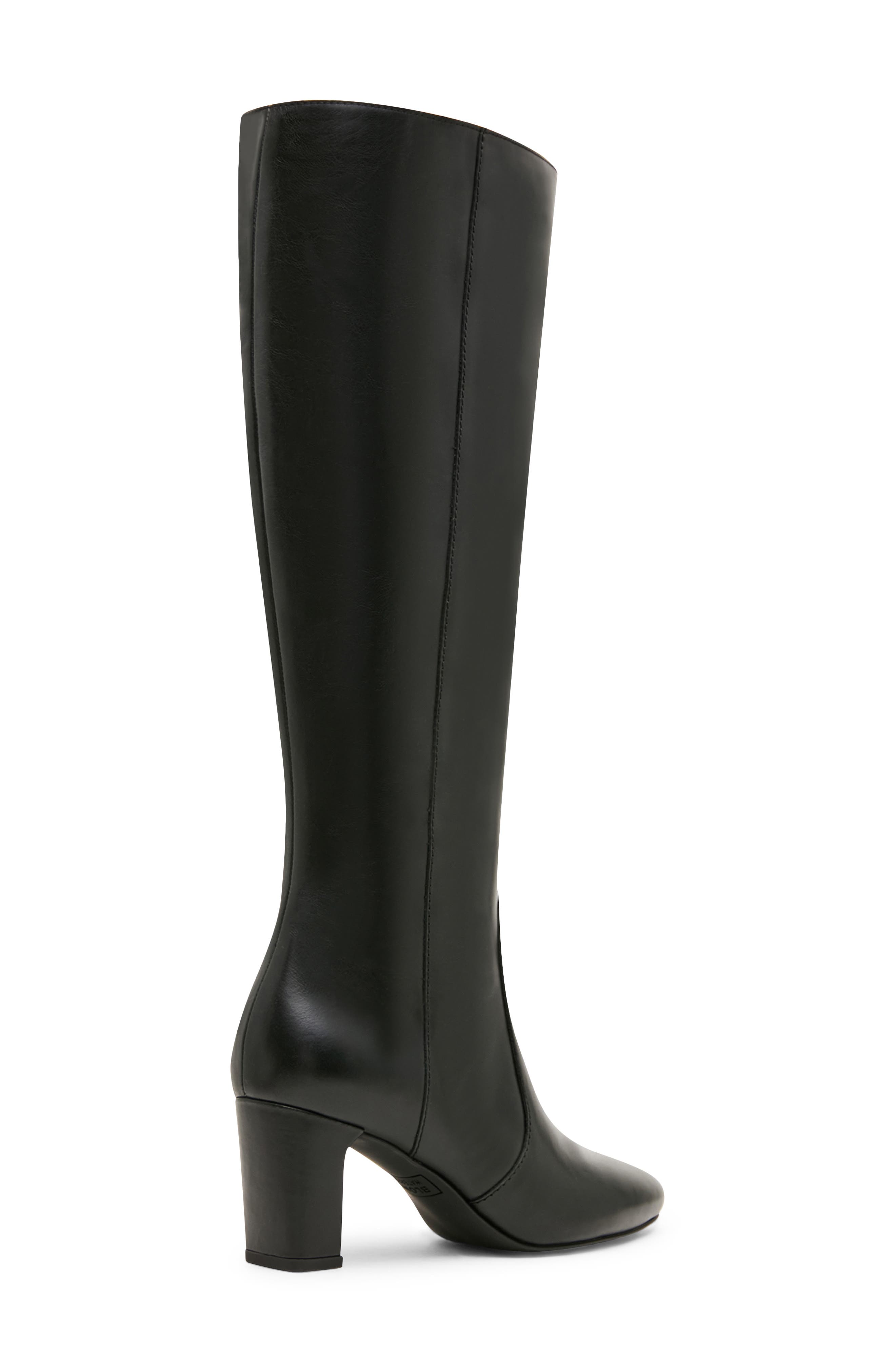 Mindy Knee High Leather Boot, Alternate, color, BLACK LEATHER