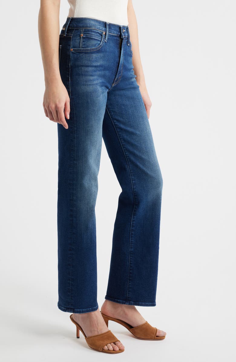 MOTHER Lil Kick It High Waist Straight Leg Jeans, Alternate, color, Troublemaker