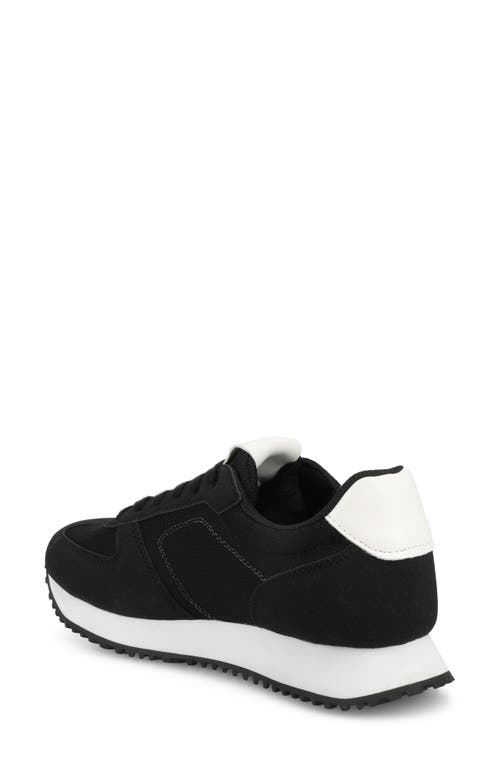 Journee Collection Flow Casual Sneaker In Black