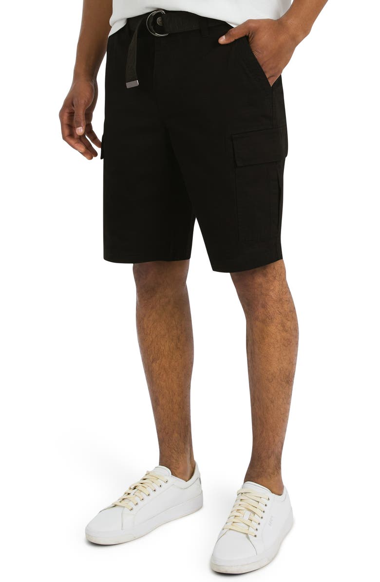 DKNY SPORTSWEAR Irving Ripstop Shorts, Alternate, color, Black