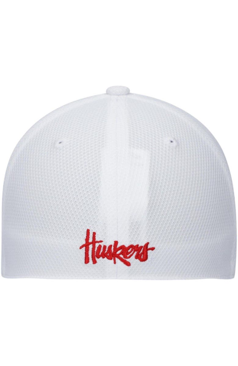 adidas Men's adidas White Nebraska Huskers 2021 Sideline Coaches AEROREADY Flex Hat, Alternate, color,