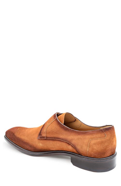 Mezlan Albini Monk Strap Shoe In Brown