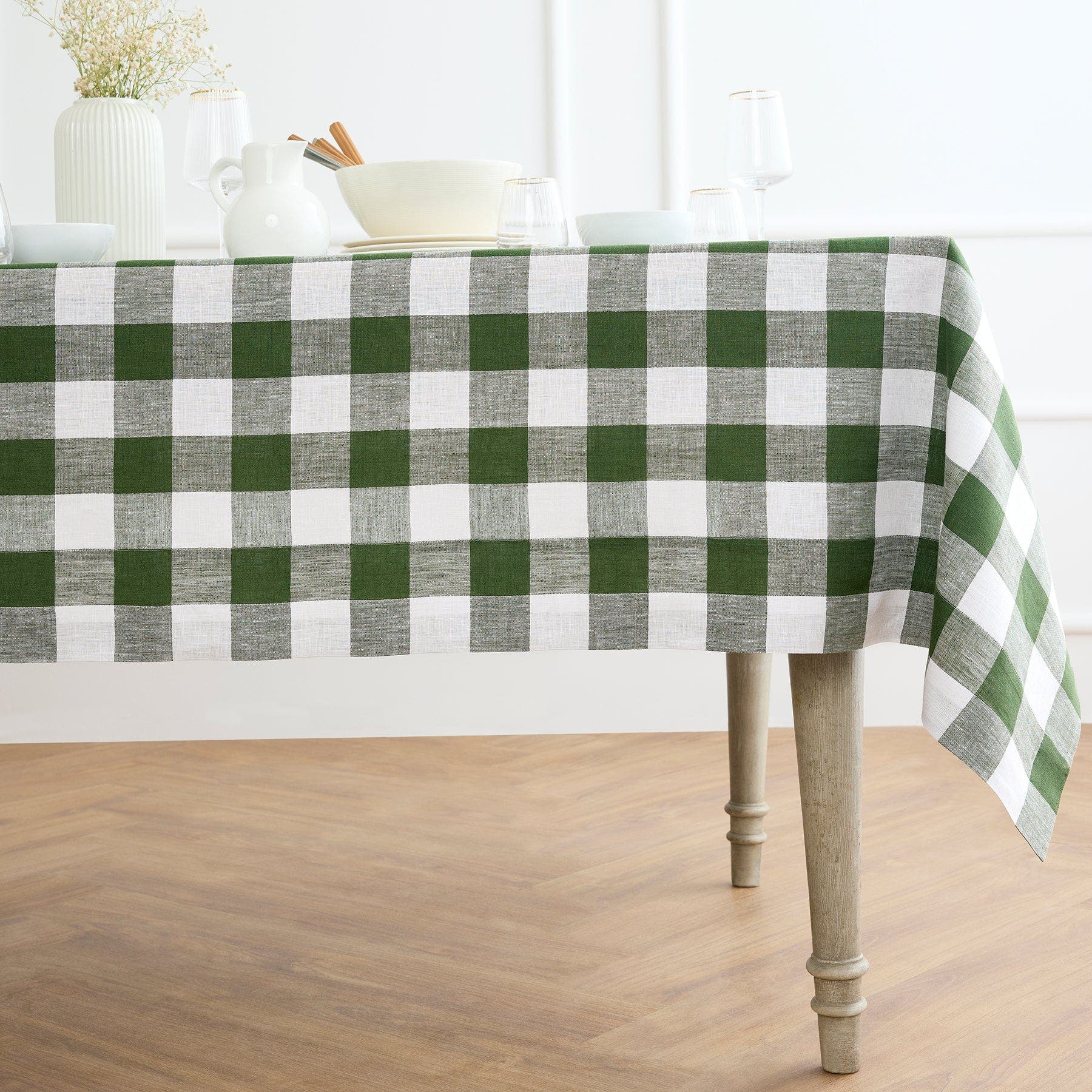 Olive and White