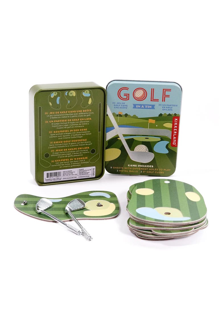 Golf In a Tin, Alternate, color, GREEN