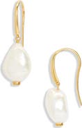 Monica Vinader Nura Pearl Drop Earrings