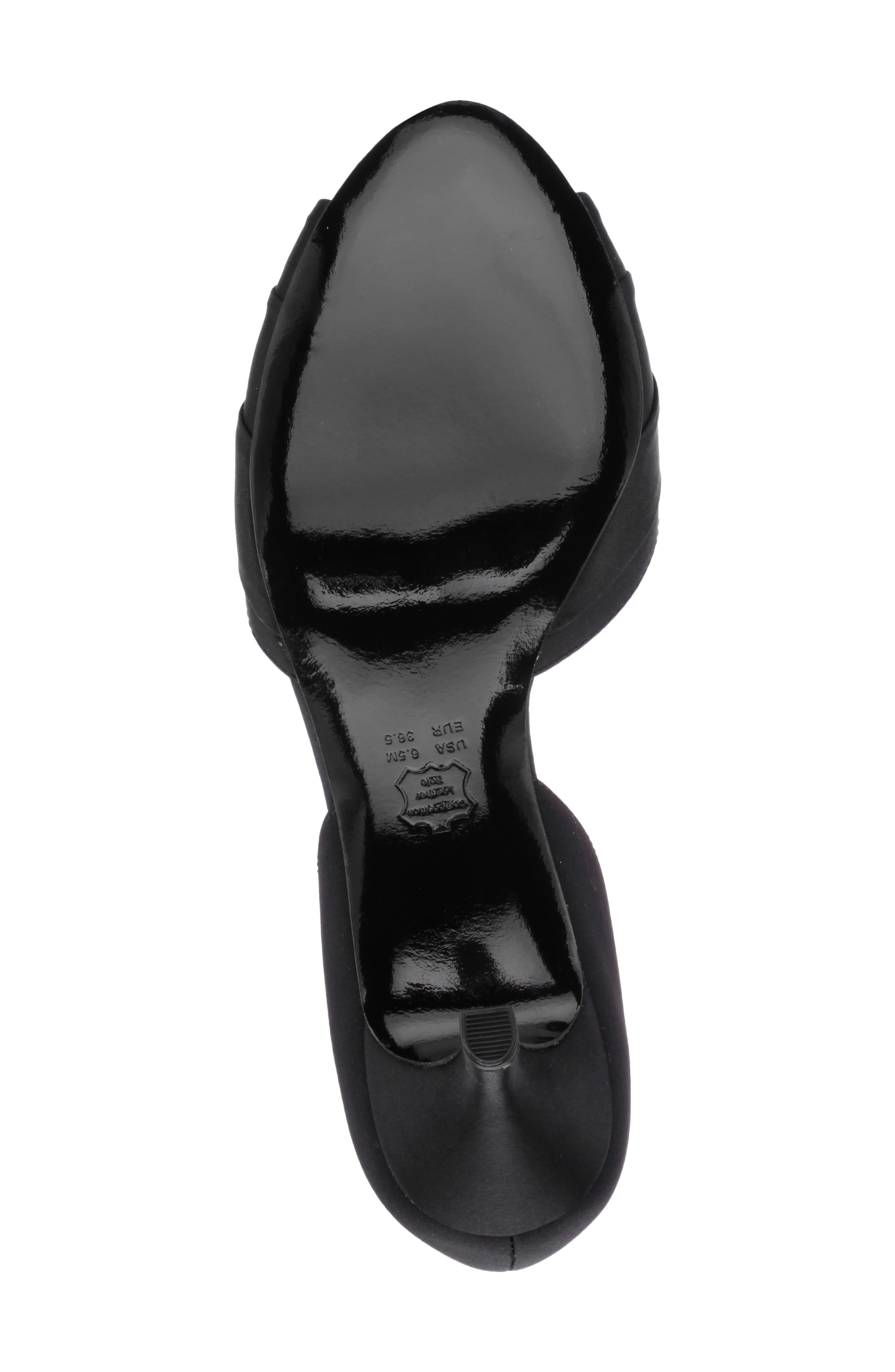 Nina Corrine Crystal Peep Toe Pump, Alternate, color, 