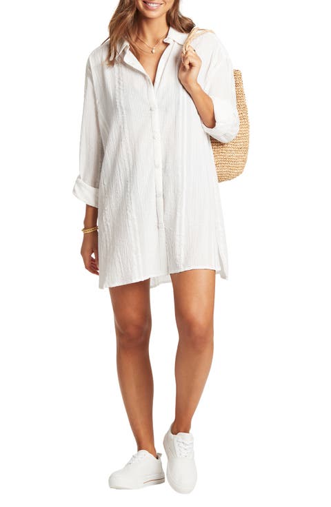 Heatwave Cover-Up Shirtdress