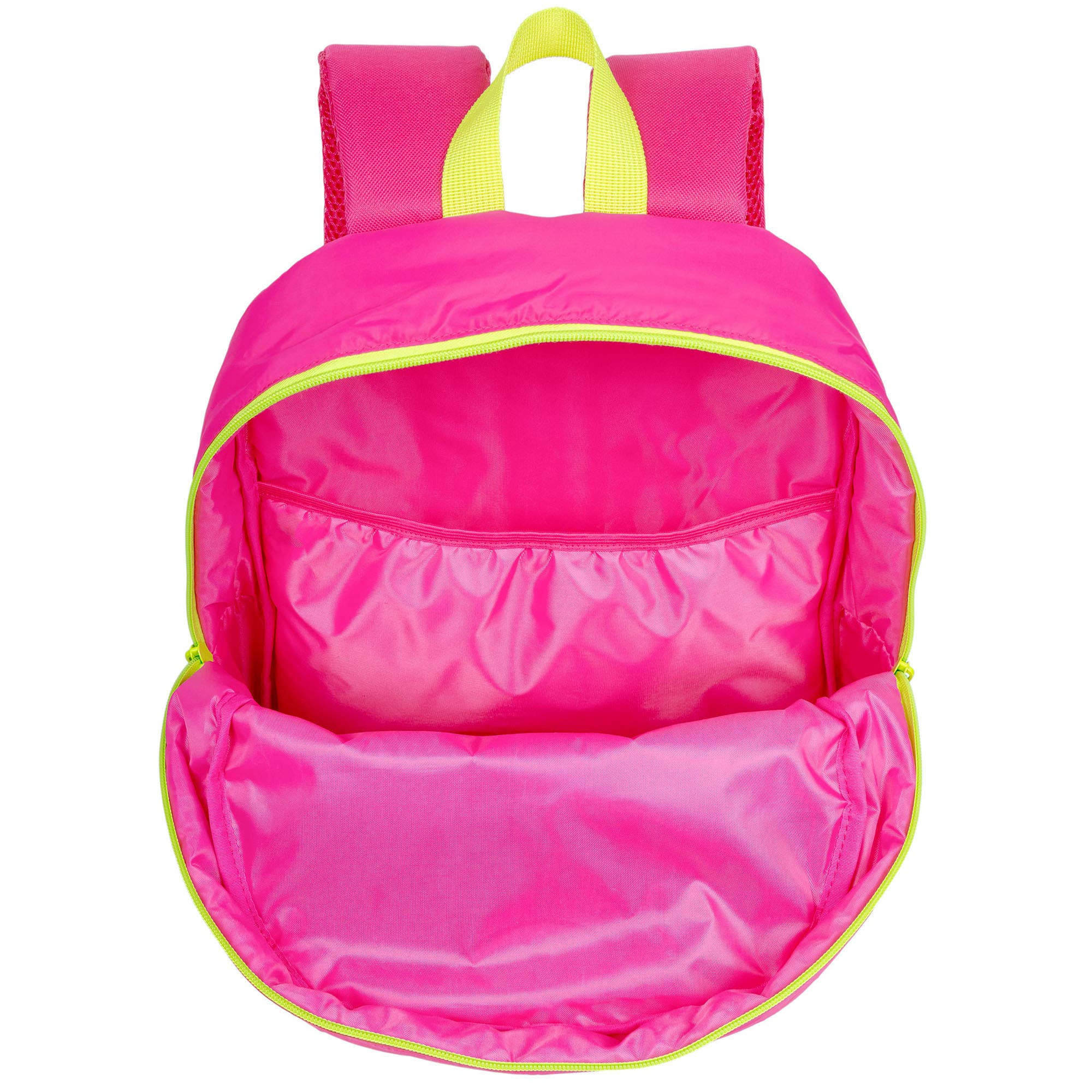 Style.Lab Debo Wavy Rainbow Puffer Backpack, Alternate, color, Pink