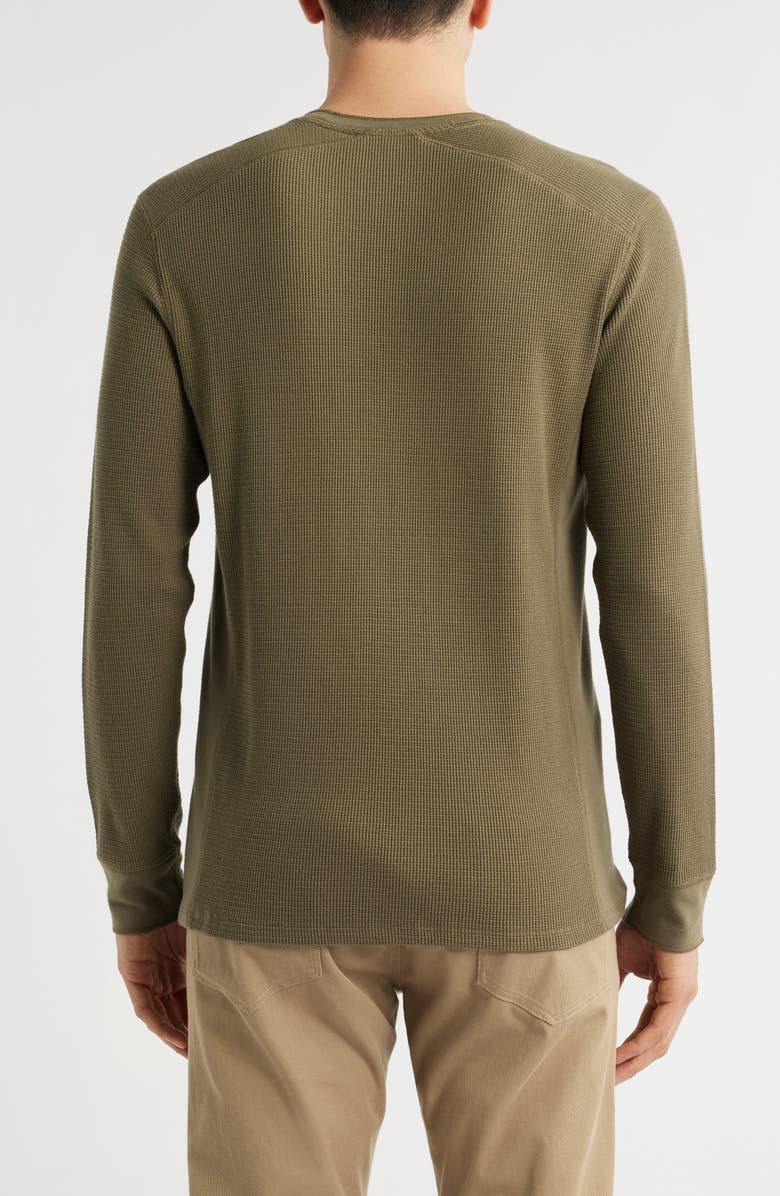 Vince Thermal Long Sleeve T-Shirt, Alternate, color, Dark Artichoke